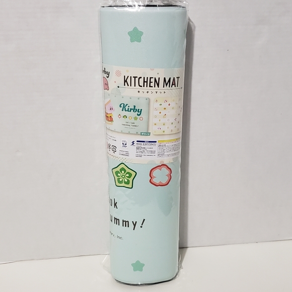 Kirby Let's Cook Something Yummy Kirby Sandwich Kitchen Mat - Picture 2 of 4